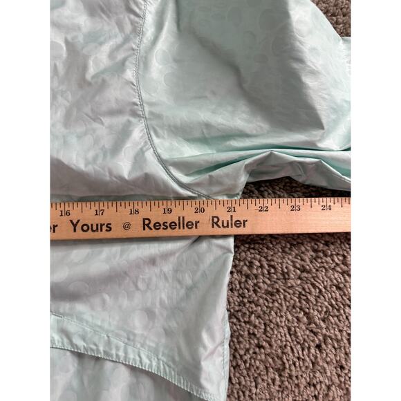 VINTAGE Nike Running Jacket Womens M Blue Green 3M Reflective Windbreaker Ladies - Picture 13 of 14